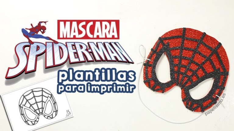 ▷ Mascaras spiderman para imprimir | Actualizado abril 2023